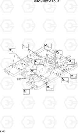 6300 GROMMET GROUP R140W-7A, Hyundai