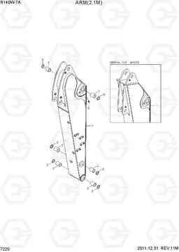 7220 ARM(2.5M) R140W-7A, Hyundai