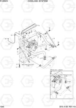 1040 COOLING SYSTEM R140W-9, Hyundai