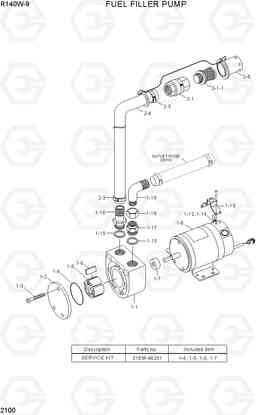 2100 FUEL FILLER PUMP R140W-9, Hyundai