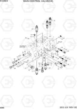 4060 MAIN CONTROL VALVE(2/4) R140W-9, Hyundai