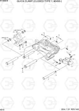 4510 QUICK CLAMP(CLOSED TYPE 1, #0498-) R140W-9, Hyundai