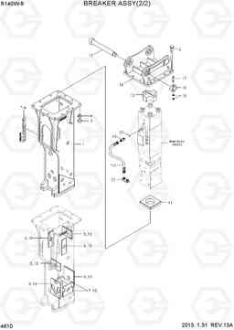 4610 BREAKER ASSY(2/2) R140W-9, Hyundai