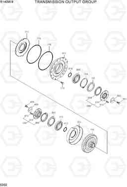 5350 TRANSMISSION OUTPUT GROUP R140W-9, Hyundai