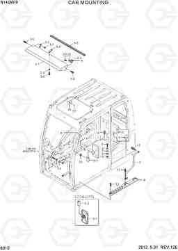 6010 CAB MOUNTING R140W-9, Hyundai