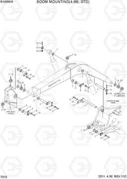 7010 BOOM MOUNTING(4.6M, STD) R140W-9, Hyundai