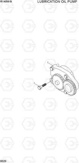 9320 LUBRICATING OIL PUMP R140W-9, Hyundai