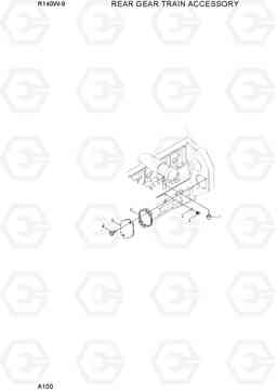 A100 REAR GEAR TRAIN ACCESSORY R140W-9, Hyundai