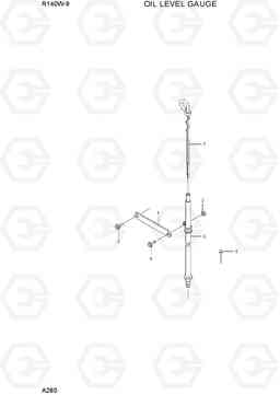 A280 OIL LEVEL GAUGE R140W-9, Hyundai