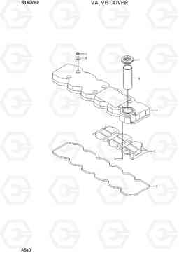 A540 VALVE COVER R140W-9, Hyundai