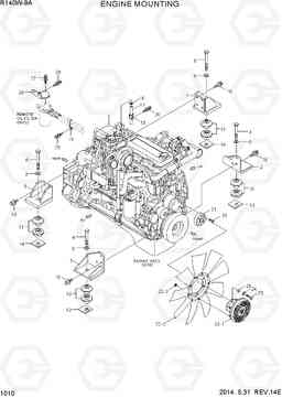 1010 ENGINE MOUNTING R140W-9A, Hyundai