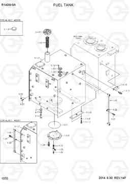 1070 FUEL TANK R140W-9A, Hyundai