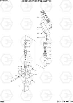 4130 ACCELERATOR PEDAL(STD) R140W-9A, Hyundai