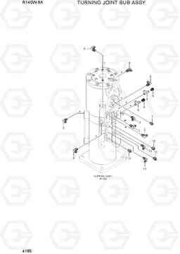 4185 TURNING JOINT SUB ASSY R140W-9A, Hyundai