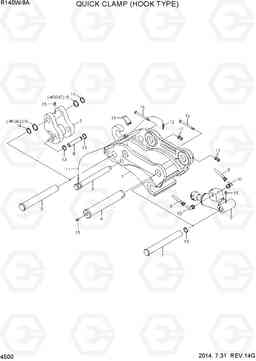 4500 QUICK CLAMP(HOOK TYPE) R140W-9A, Hyundai