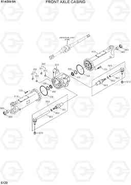 5120 FRONT AXLE CASING R140W-9A, Hyundai