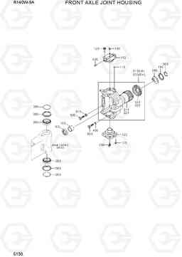 5130 FRONT AXLE JOINT HOUSING R140W-9A, Hyundai