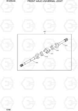 5160 FRONT AXLE UNIVERSAL JOINT R140W-9A, Hyundai