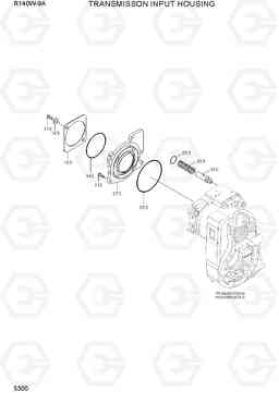 5300 TRANSMISSION INPUT HOUSING R140W-9A, Hyundai