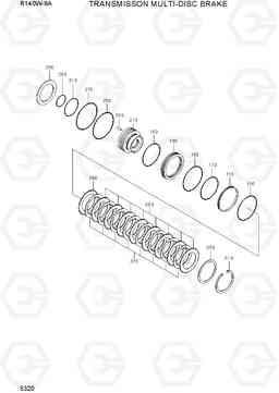 5320 TRANSMISSION MULTI-DISC BRAKE R140W-9A, Hyundai