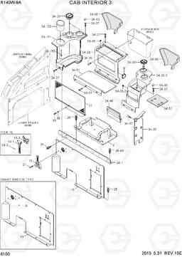 6100 CAB INTERIOR 3 R140W-9A, Hyundai