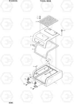 6280 TOOL BOX R140W-9A, Hyundai