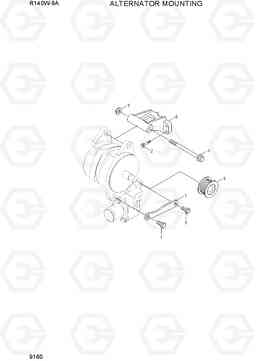 9160 ALTERNATOR MOUNTING R140W-9A, Hyundai