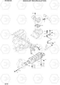 9170 EXHAUST RECIRCULATION R140W-9A, Hyundai