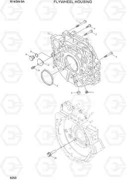 9250 FLYWHEEL HOUSING R140W-9A, Hyundai