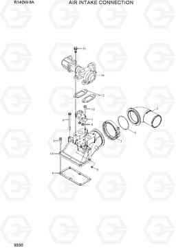 9330 AIR INTAKE CONNECTION R140W-9A, Hyundai