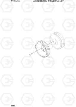 9415 ACCESSORY DRIVE PULLEY R140W-9A, Hyundai