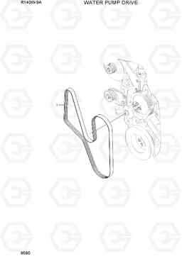 9590 WATER PUMP DRIVE R140W-9A, Hyundai