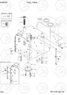 1070 FUEL TANK R140W-9S, Hyundai