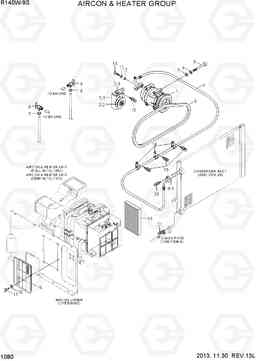 1080 AIRCON & HEATER GROUP R140W-9S, Hyundai