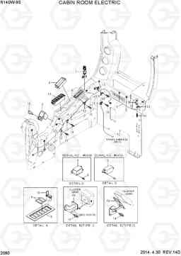 2080 CABIN ROOM ELECTRIC R140W-9S, Hyundai