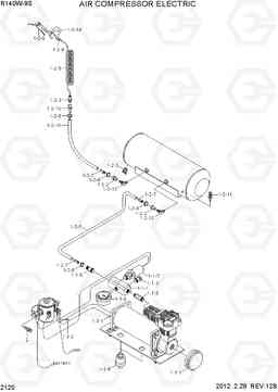 2120 AIR COMPRESSOR ELECTRIC R140W-9S, Hyundai