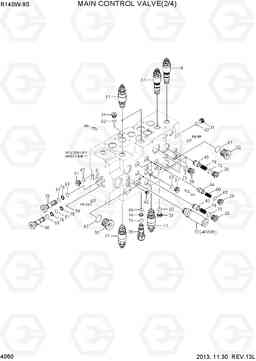 4060 MAIN CONTROL VALVE(2/4) R140W-9S, Hyundai