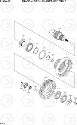 5340 TRANSMISSION PLANETARY DRIVE R140W-9S, Hyundai