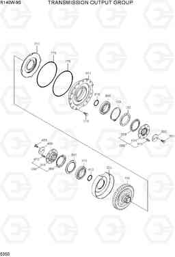 5350 TRANSMISSION OUTPUT GROUP R140W-9S, Hyundai