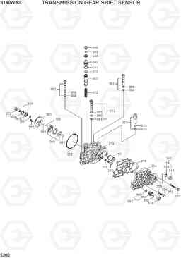 5360 TRANSMISSION GEAR SHIFT SENSOR R140W-9S, Hyundai