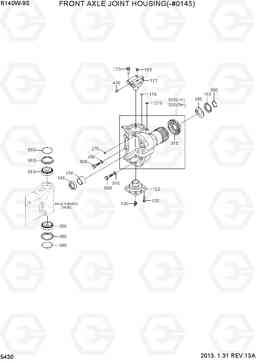 5430 FRONT AXLE JOINT HOUSING(-#0145) R140W-9S, Hyundai