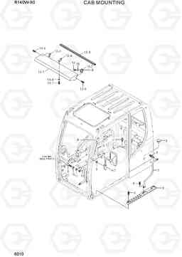 6010 CAB MOUNTING R140W-9S, Hyundai