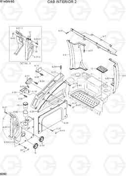 6090 CAB INTERIOR 2 R140W-9S, Hyundai