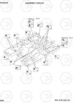 6300 GROMMET GROUP R140W-9S, Hyundai