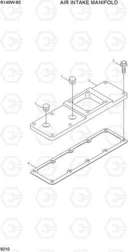 9210 AIR INTAKE MANIFOLD R140W-9S, Hyundai