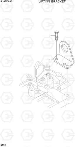 9270 LIFTING BRACKET R140W-9S, Hyundai