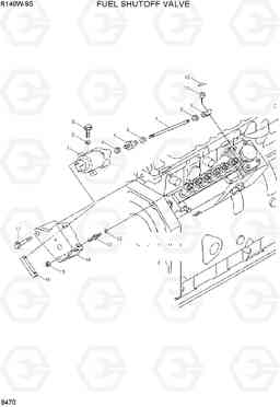 9470 FUEL SHUTOFF VALVE R140W-9S, Hyundai