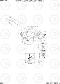 2035 BOOM ELECTRIC(ADJUST BOOM) R145CR-9, Hyundai