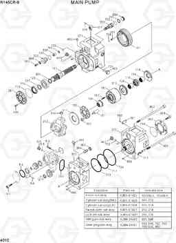 4010 MAIN PUMP R145CR-9, Hyundai