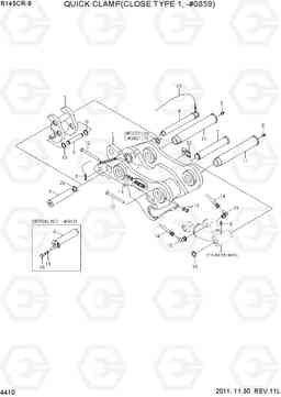 4410 QUICK CLAMP(CLOSE TYPE 1, -#0859) R145CR-9, Hyundai